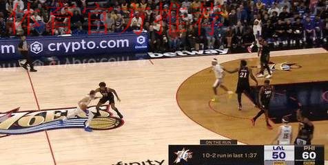 湖人112-108险胜76人，詹姆斯末节12分收下比赛，恩比德21中4